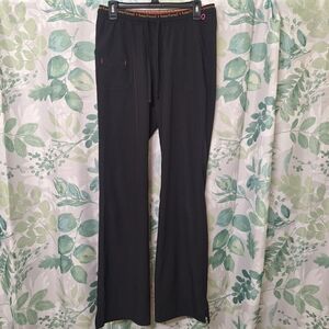 HeartSoul Black Boot Cut Scrubs